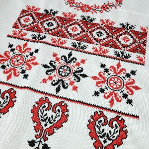 вишитий весільний рушник Вінок подружжя